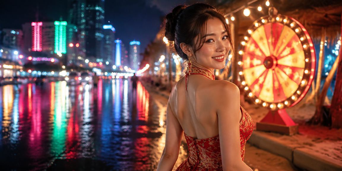 Đêm neon Thành phố Hồ Chí Minh lung linh với người chơi tham gia rút thăm trúng thưởng và cá cược online